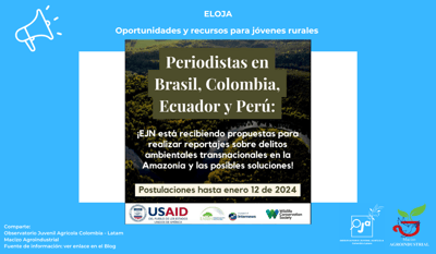 Convocatoria de Historias para la Conservación del Amazonas 2024: ¡Desata tu Pasión Periodística!