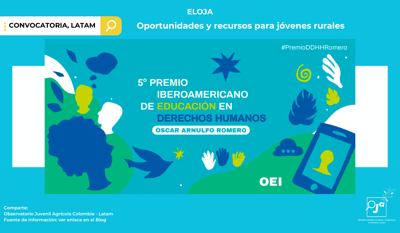 Convocatoria Abierta: V Premio Iberoamericano de Educación en Derechos Humanos Óscar Arnulfo Romero